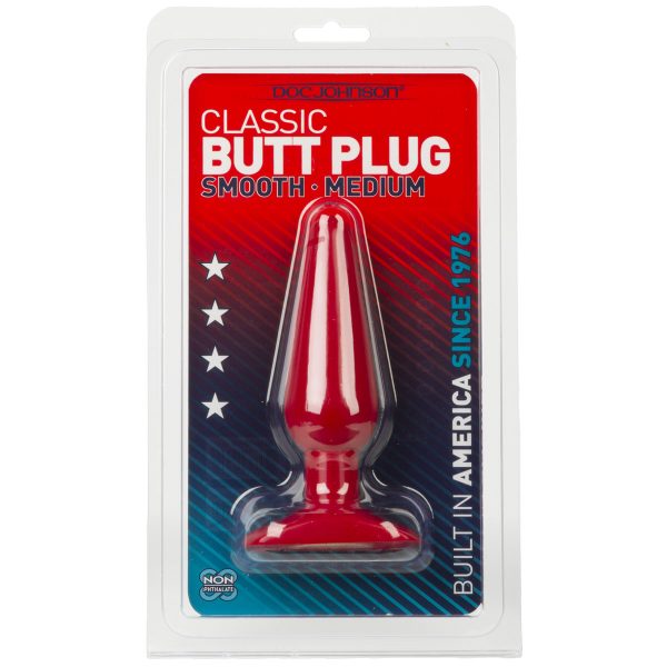 Анальная пробка Butt Plugs Smooth Classic Slim/Medium - 13,5 см. - фото, отзывы