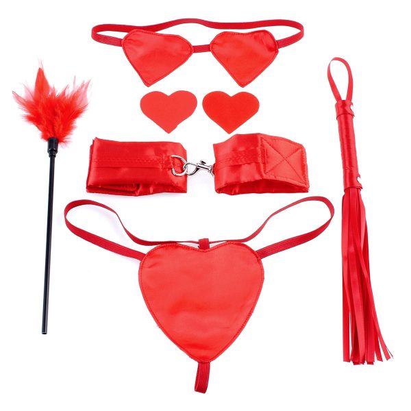 Набор для бондажа Sweetheart Bondage Kit Red - фото 4