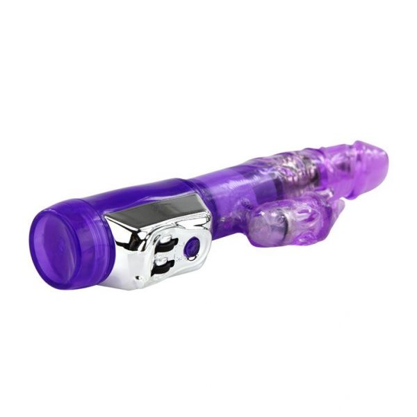 Фиолетовый вибратор Super Sex Rabbit - 21,5 см. - фото, отзывы