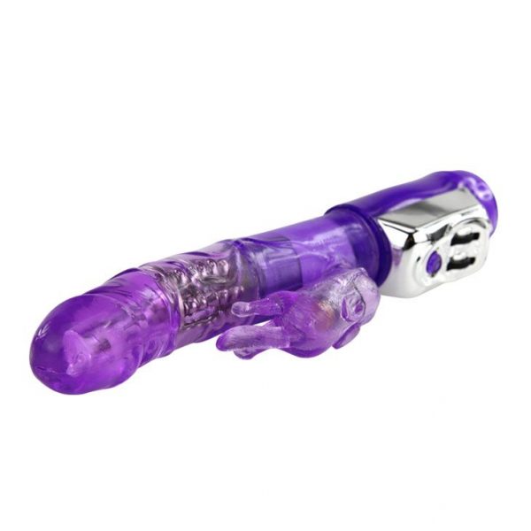 Фиолетовый вибратор Super Sex Rabbit - 21,5 см. - фото 3