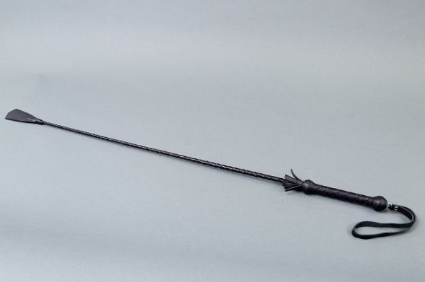 Длинный витой стек с наконечником в форме ступни - 85 см. - фото, отзывы