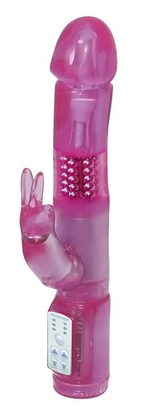 Фиолетовый вибратор Crazy Rabbit - 22 см. - фото, отзывы