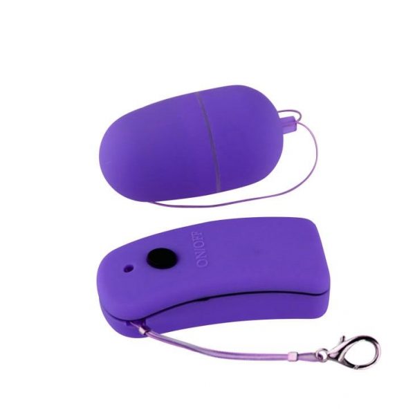 Фиолетовое виброяйцо с дистанционным управлением - фото, отзывы