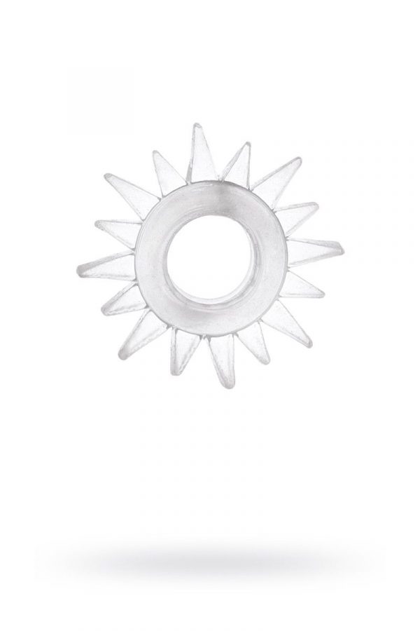 Прозрачное гелевое эрекционное кольцо-солнце - фото, отзывы