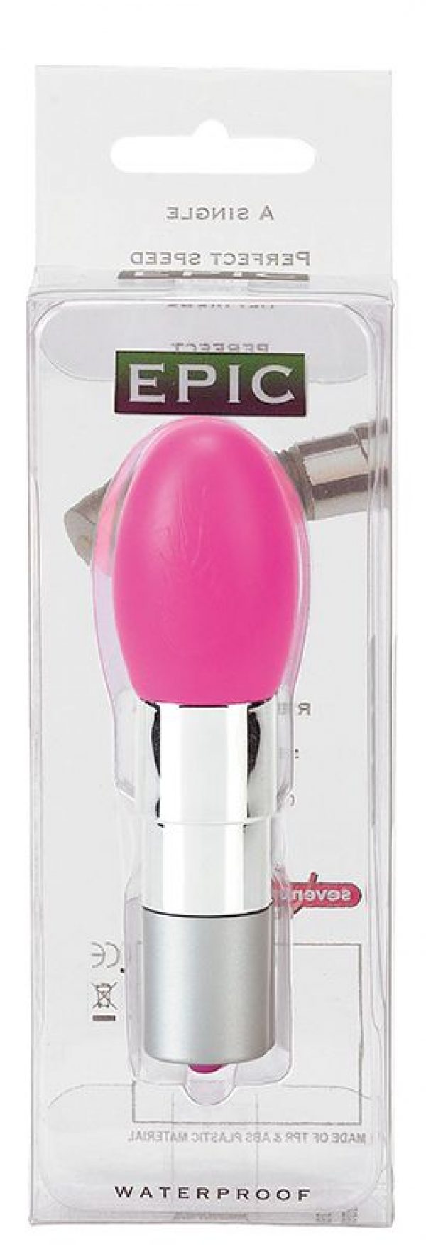 Розовый мини-вибратор EPIC PINK - 6 см. - фото, отзывы