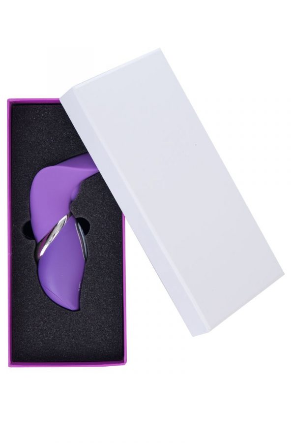 Фиолетовый вибратор Diana - 13,5 см. - фото, отзывы