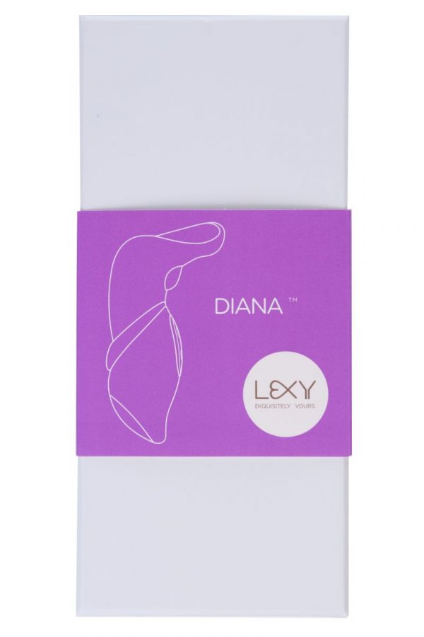 Фиолетовый вибратор Diana - 13,5 см. - фото 4