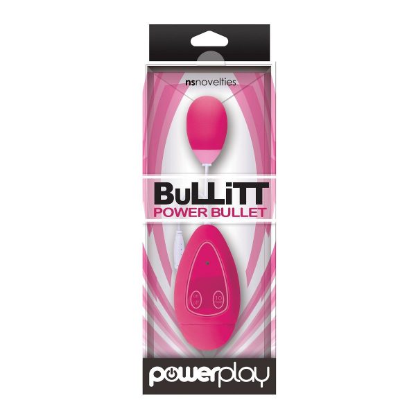 Розовое виброяйцо BuLLiTT Single с пультом управления - фото, отзывы