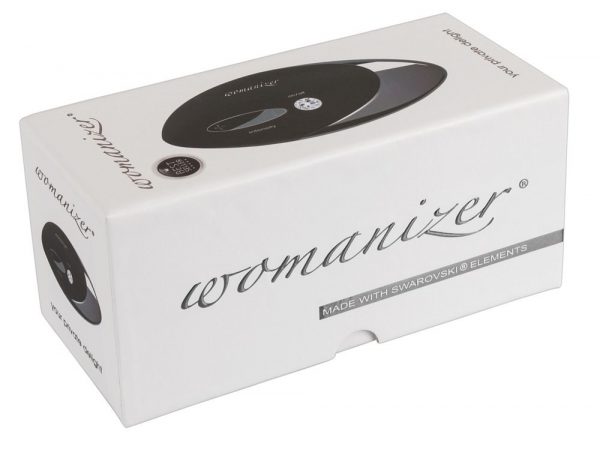 Чёрный бесконтактный стимулятор с хромированной вставкой Womanizer W500 Black Chrome - фото 8
