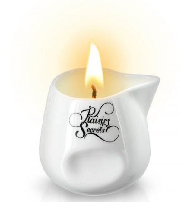 Массажная свеча с ароматом ванили Bougie Massage Gourmande Vanille - 80 мл. - фото 3