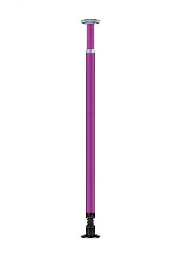 Фиолетовый регулируемый шест для танцев