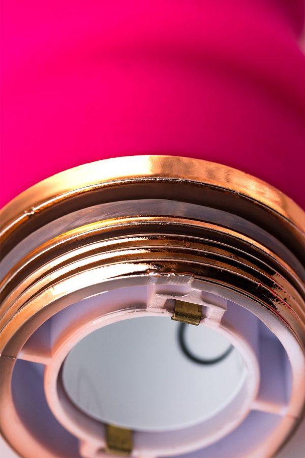 Розовый вибратор с шаровидной головкой - 20 см. - фото 9