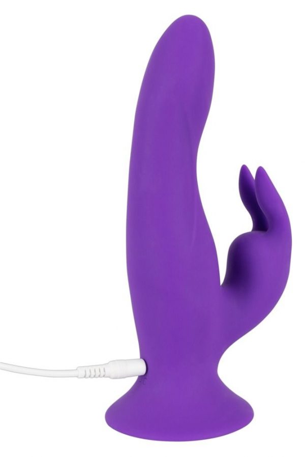 Фиолетовый силиконовый вибратор типа rabbit Pure Lilac Vibes Rabbit - 18 см. - фото 4