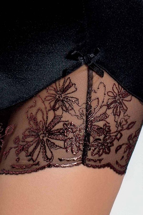 Облегающая сорочка Brida с кружевным лифом и вырезом на спинке - фото 6
