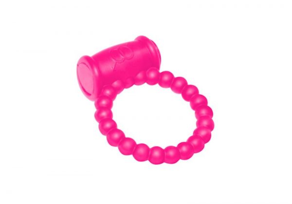 Розовое эрекционное кольцо Rings Drums - фото, отзывы