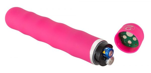 Розовый вибратор Deep Vibrations - 21 см. - фото, отзывы