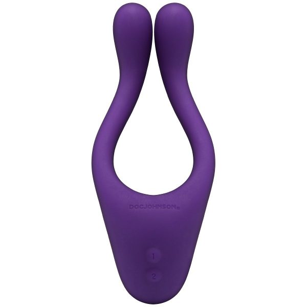 Фиолетовый вибромассажер для пар TRYST Multi Erogenous Zone Massager - фото 3