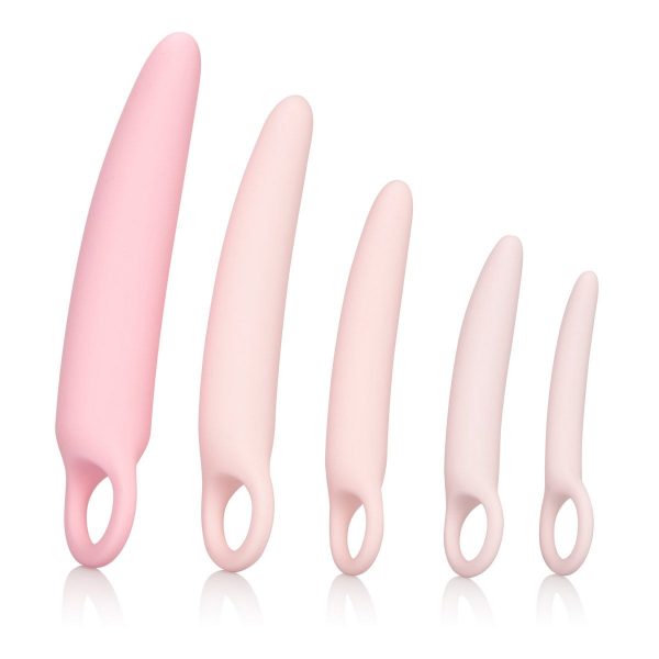 Набор из 5 фаллоимитатров разного размера Sili Dilator 5 P - фото, отзывы