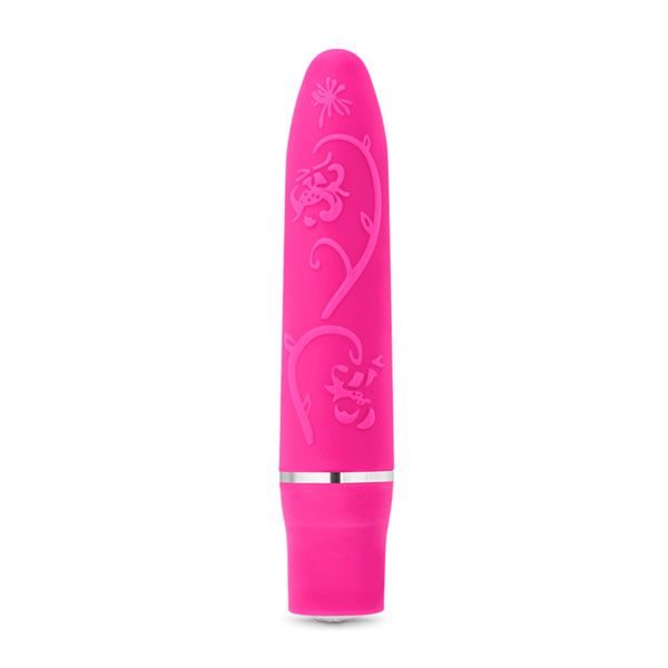 Розовый мини-вибратор Bliss Vibe - 10 см.