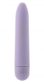 Фиолетовый вибромассажер FIRST TIME MINI VIBE - 11,5 см.