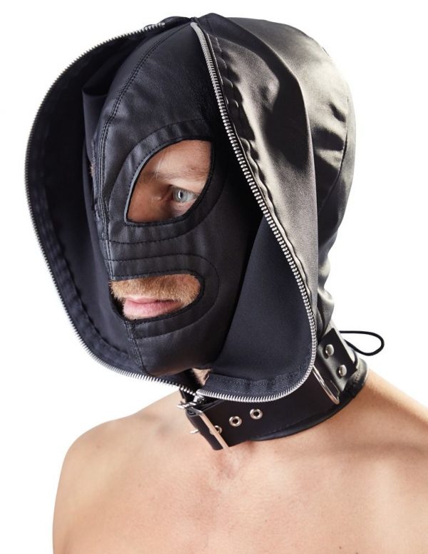 Двухслойный шлем-маска с отверстиями для глаз и рта - фото, отзывы