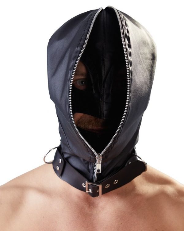 Двухслойный шлем-маска с отверстиями для глаз и рта - фото 3